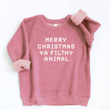 MERRY CHRISTMAS Toddler Graphic Sweatshirt