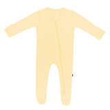 zippered footie in lilikoi