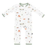 Zippered Romper in Road Trip