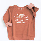 MERRY CHRISTMAS Toddler Graphic Sweatshirt