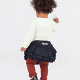 Baby Girls Dark Wash Denim Skirted Bloomer