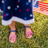 Patriotic Hazel Sandal