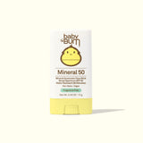 BABY BUM SPF 50 MINERAL SUNSCREEN  FACE STICK - FRAGRANCE FREE 0.45 oz