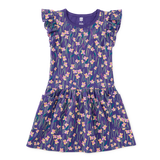 FLUTTER SLEEVE POCKET DRESS