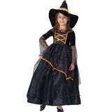 Black & Orange Witch Costume - Kids