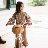 Little Wild Flower Toddler Sweatshirt Set