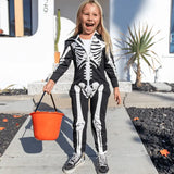 Skeleton Jumpsuit - Kid's Halloween Costume Onesie