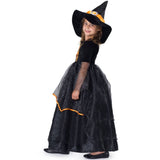 Black & Orange Witch Costume - Kids