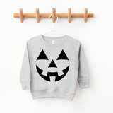 Jack O Lantern Face Halloween Toddler and Youth Sweatshirt