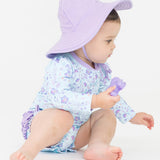 Fairytale Garden Long Sleeve One Piece Rash Guard
