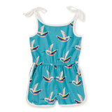 Tie Shoulder Sporty Romper