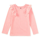 Long Sleeve Lace Trim Top