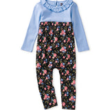 Ruffle Collar Baby Romper