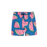 Mid-Length Swim Trunks watermelons