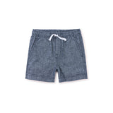 Chambray Sport Shorts