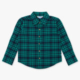Boys Hayden Plaid Long Sleeve Button Down Shirt