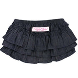 Baby Girls Dark Wash Denim Skirted Bloomer