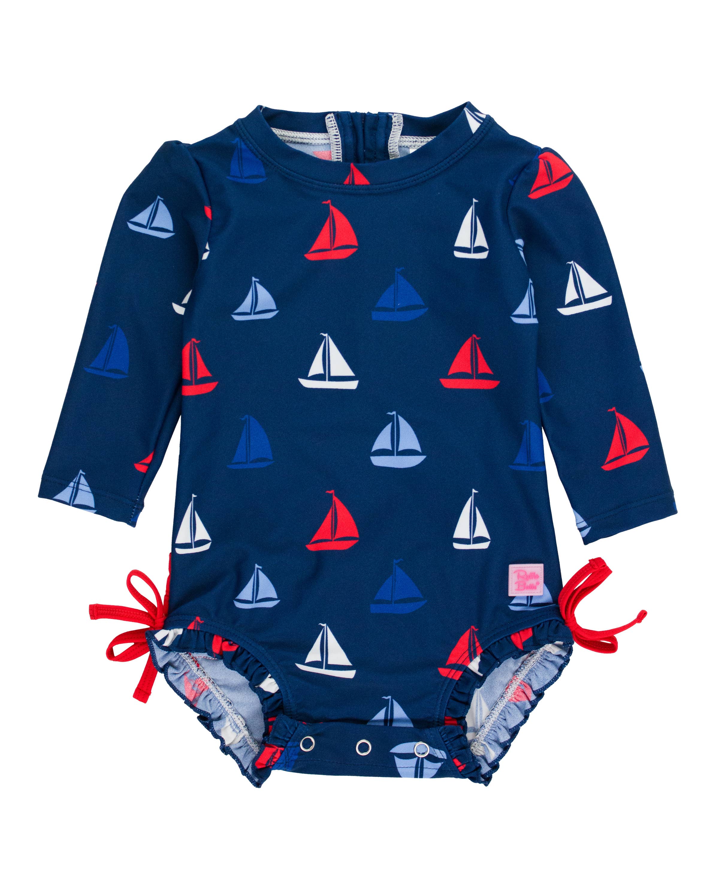 Sail Away Long Sleeve One Piece Rash Guard