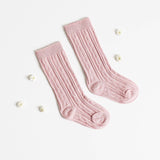 LLB Cable Knit Knee High Socks