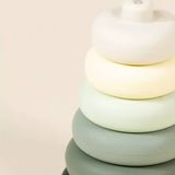 Set of 6 Silicone Stackable Rings