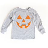 Jack O Lantern Face Halloween Toddler and Youth Long Sleeve