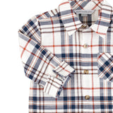 Boys Homegrown Harvest Plaid Long Sleeve Button Down Shirt