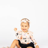 Halloween Sweet and Spooky Glow in the Dark Girls Bamboo Skirted Tulle Onesie