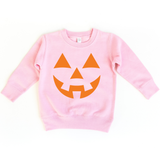 Jack O Lantern Face Halloween Toddler and Youth Sweatshirt