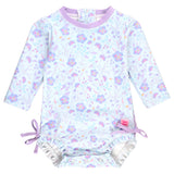 Fairytale Garden Long Sleeve One Piece Rash Guard