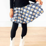 Plaid Pumpkins Twirl Skegging