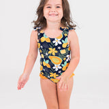 Into the Tropics Tie Shoulder One Piece