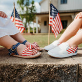 Patriotic Hazel Sandal