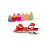 pencils clip red