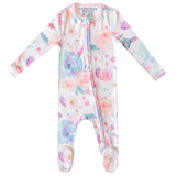 Bloom Zip-up Footie