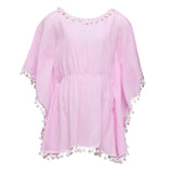 Pink Sherbet PomPom Cover Up