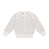 Olivia Cardigan - Olivia Jacquard Slightly Pink