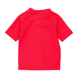 Vintage Red Short Sleeve Rash Guard