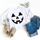 Jack O Lantern Face Halloween Toddler and Youth Long Sleeve