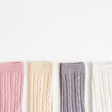 LLB Cable Knit Knee High Socks