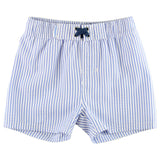 Periwinkle Blue Seersucker Swim Trunks