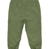 Boys Dusty Olive Slim Cargo Joggers