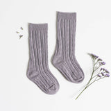 LLB Cable Knit Knee High Socks