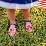 Patriotic Hazel Sandal