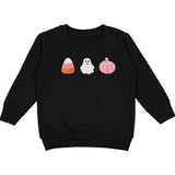 Halloween Treats Patch Sweatshirt -Kids Halloween Sweatshirt