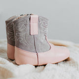 Pink Love Bug Cowboy Boot