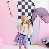 Ghost and Bat Sequin Halloween Tutu - Kids Dress Up Skirt