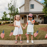 Patriotic Hazel Sandal