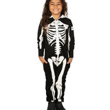 Skeleton Jumpsuit - Kid's Halloween Costume Onesie