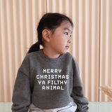 MERRY CHRISTMAS Toddler Graphic Sweatshirt