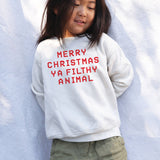 MERRY CHRISTMAS Toddler Graphic Sweatshirt